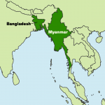 Map - Myanmar & Bangladesh