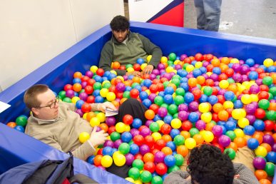 Ballot Party and Ball Pit Conversation