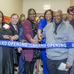 Ribbon cutting for the opening of the Cynthia Barnes-Boyd/Drake Health and Wellness Center