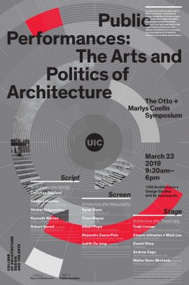 Public Performances: The Arts and Politics of Architecture cover.
