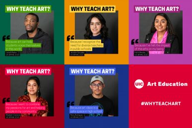 Why Teach Art student collage promo