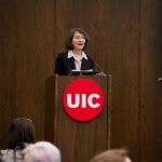 Provost Susan Poser; campus conversation