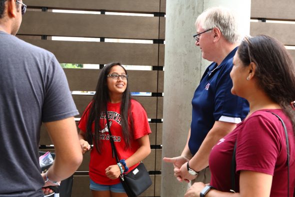 Move in Day 2019; chancellor; Michael Amiridis; campus housing