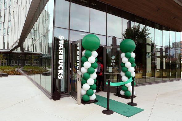 UIC Starbucks Grand Opening; ARC; Academic and Residential Complex