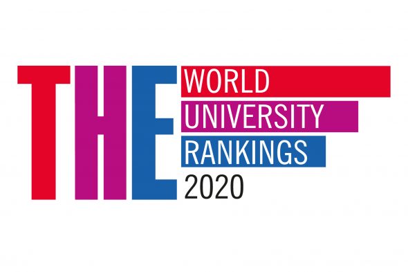 T.H.E. World University Rankings 2020 logo