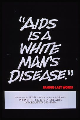 People of Color Against AIDS, Seattle, Washington, c. 1988