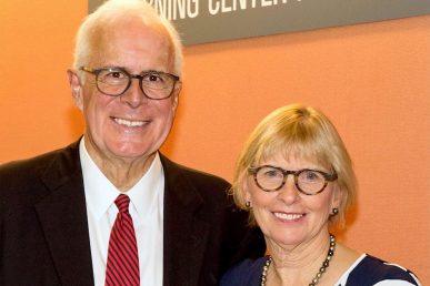 Dr. Steven Irwin and his wife Kathleen Irwin for whom an endowed chair will be named.