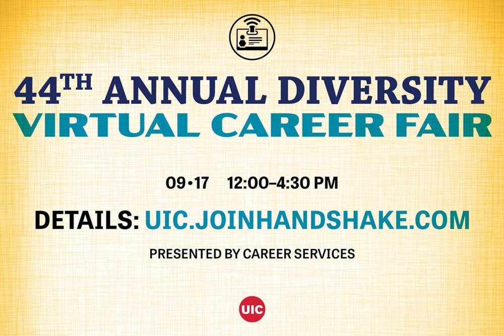 Diversity Virtual Career Fair UIC today