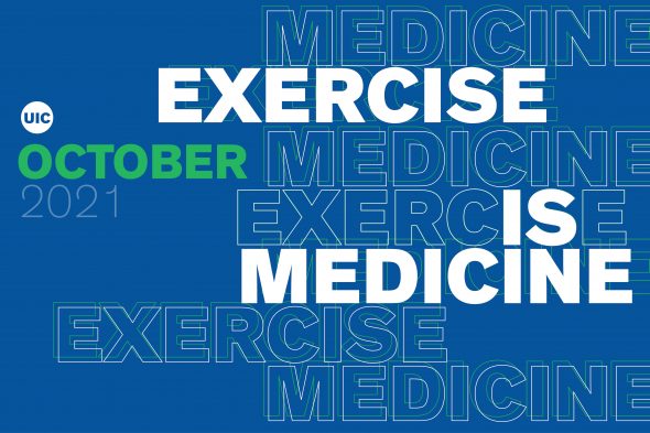 Text says "Exercise is medicine"