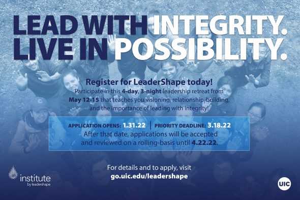 Text says "Lead with integrity. Live in Possibility."