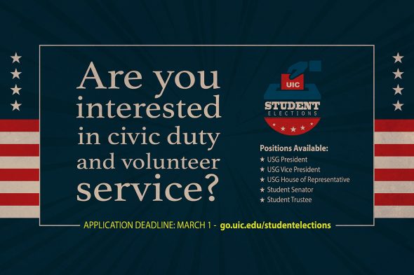 Text says "Are you interested in civic duty and volunteer service?"
