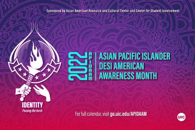 flyer about Asian Pacific Islandre Asian Amercian Awareness month