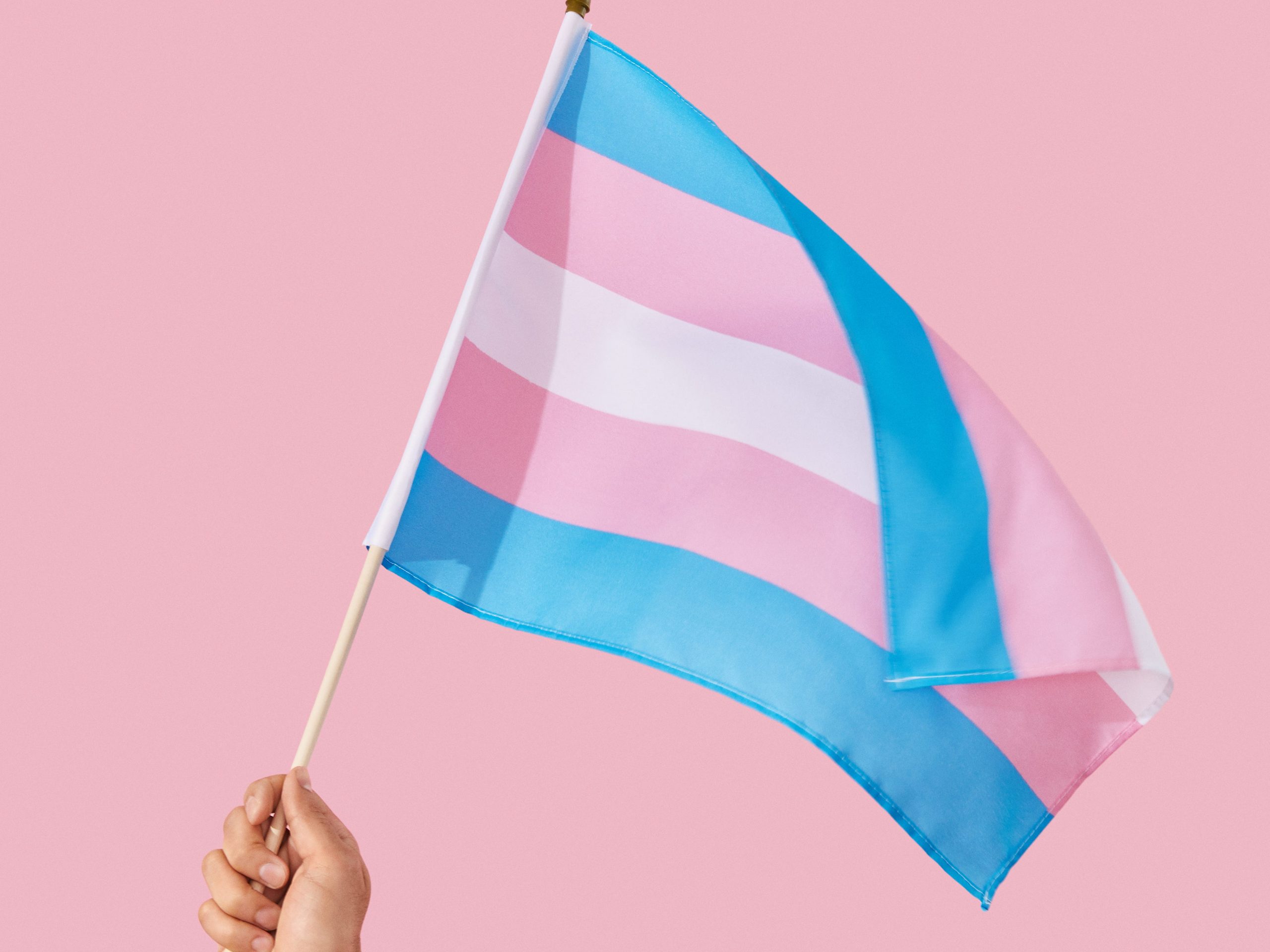 Transgender Flag, Pink, Blue and White
