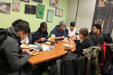 Asian American Resource Cultural Center regulars gathers to eat