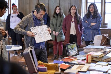 Library patrons will be able to learn about bookbinding and zine