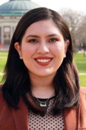 Bianca Perez, a former Access to Excellence Fellow who earned her master’s degree in Latin American and Latino Studies from UIC in 2021.
