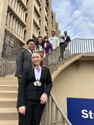 The UIC Speech and Debate Team is just eight years old but on March 24, 2024, they hosted a national competition and took home the 2024 National Speech Championship team title. (Photos by Natasha Prosek and Eric Long)