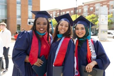 Spring commencement for the UIC College of Urban Planning and Public Affairs on Friday, May 3, 2024. (Photo: Jenny Fontaine/UIC)