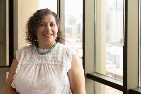 Veronica Arreloa is UIC's first director of Hispanic-Serving Institution initiatives. 