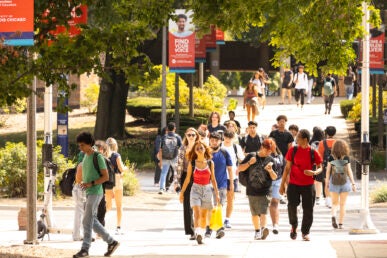 Excitement fills the air as students embark on a new academic journey during the first week of classes at the University of Illinois Chicago