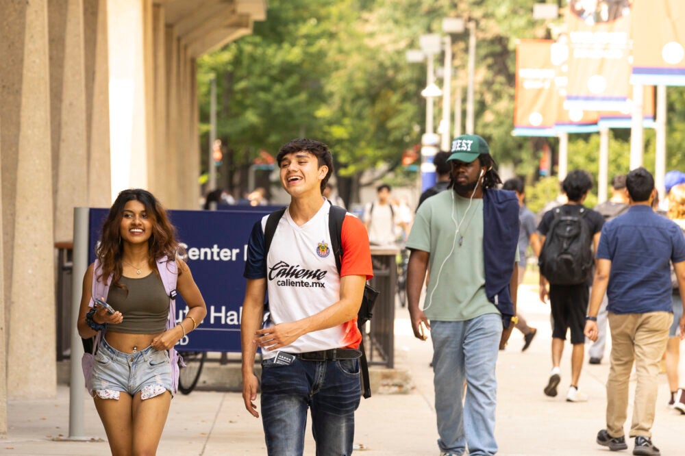 Excitement fills the air as students embark on a new academic journey during the first week of classes at the University of Illinois Chicago