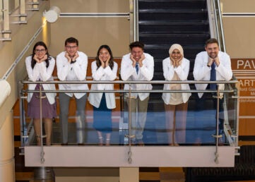 White coat ceremony for Retzky College of Pharmacy Rockford. (Laura Hayes)