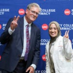 White coat ceremony 2024 for the Retzky College of Pharmacy at University of Illinois Chicago. (Laura Hayes)