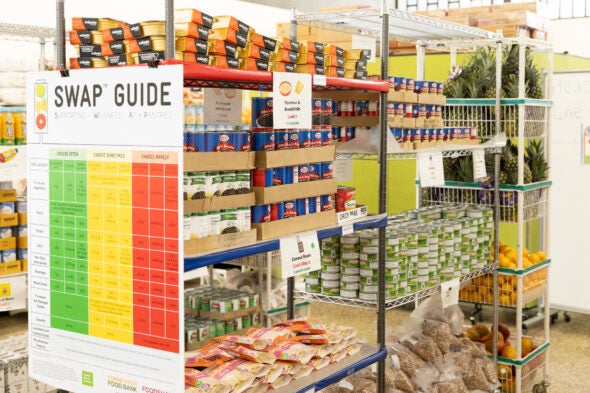 UIC Pop-Pop Pantry shelves.