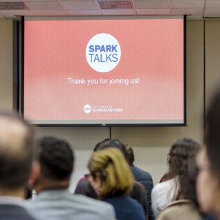 Captivating minds and sparking inspiration at the University of Illinois Chicago's SparkTalks Nov. 16, 2023