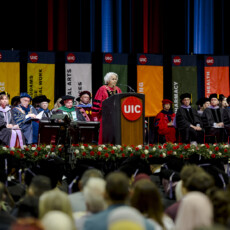 Spring commencement for the UIC College of Dentistry on Thursday, May 2, 2024. (Photo: Martin Hernandez/UIC)
